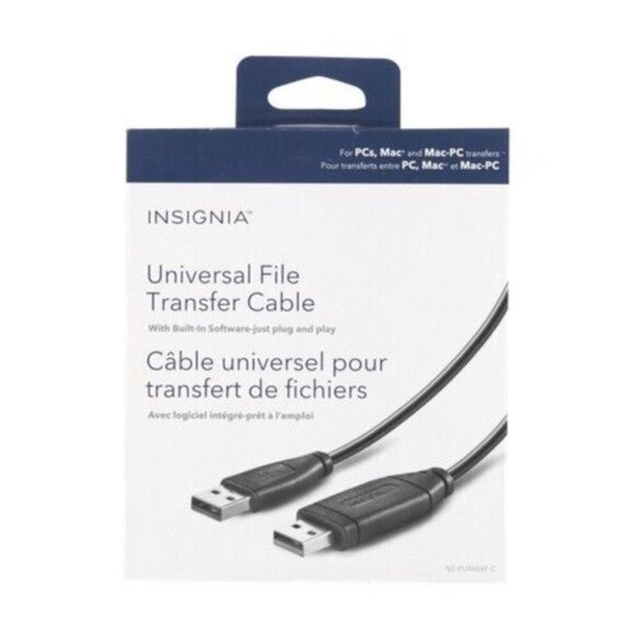 Insignia 1.8 m (6 ft.) USB-A to USB-A Cable (NS-PU965XF-C) - Picture 1 of 2